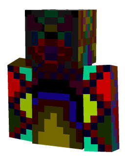 Black skin: bust render
