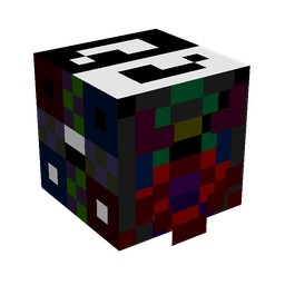 Black skin: head render