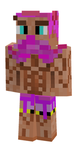 Brown skin: body, front render