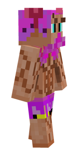 Brown skin: body, right side render