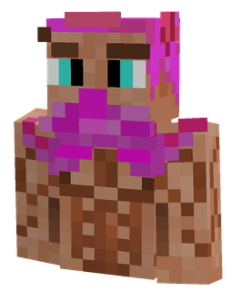 Brown skin: bust render