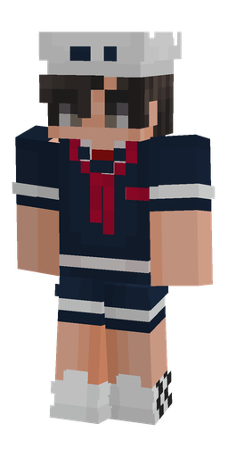 Blue skin: body, front render