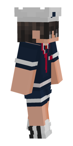 Blue skin: body, right side render