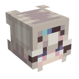 Black skin: head render