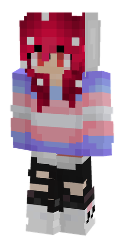 Blue skin: body, front render