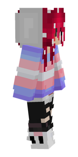 Blue skin: body, right side render
