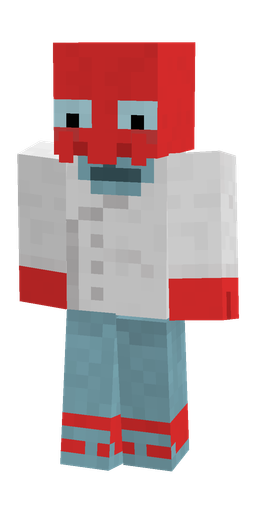 Blue skin: body, front render