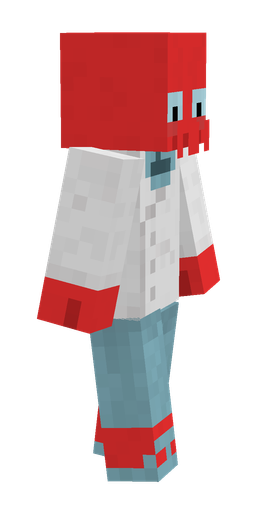 Blue skin: body, right side render