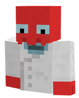 Blue skin: bust render