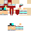 Classic skin: raw texture render