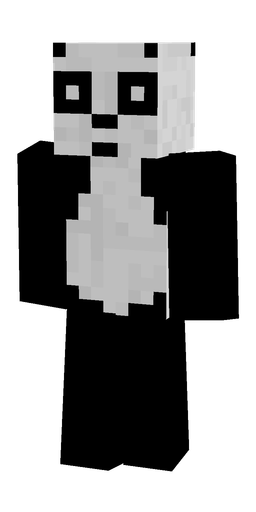 Black skin: body, front render