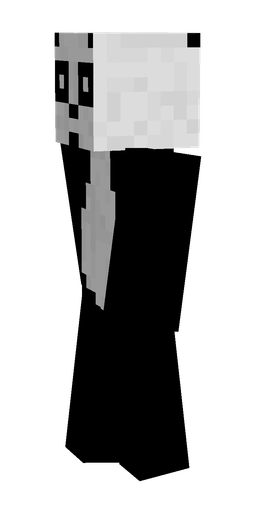 Black skin: body, left side render