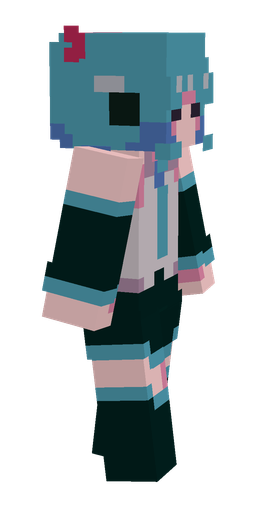 Black skin: body, right side render