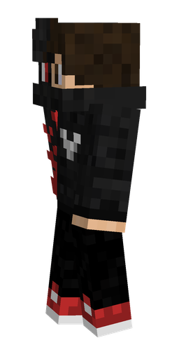 Black skin: body, left side render
