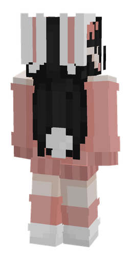 Black skin: body, back render