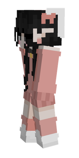 Black skin: body, left side render