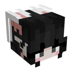 Black skin: head render
