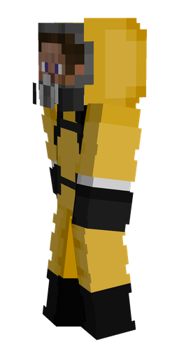 Black skin: body, left side render