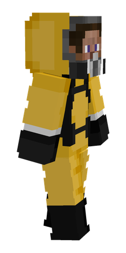 Black skin: body, right side render