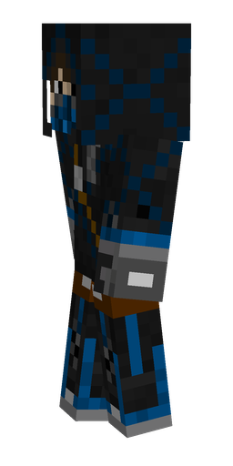 Black skin: body, left side render