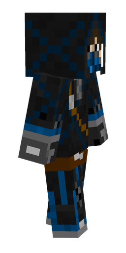 Black skin: body, right side render
