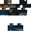 Black skin: raw texture render