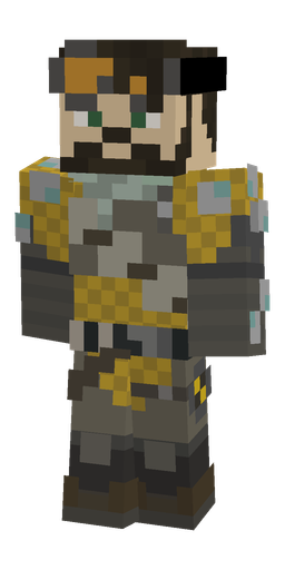Black skin: body, front render