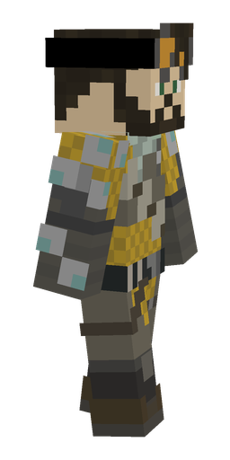 Black skin: body, right side render