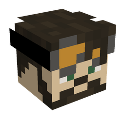 Black skin: head render