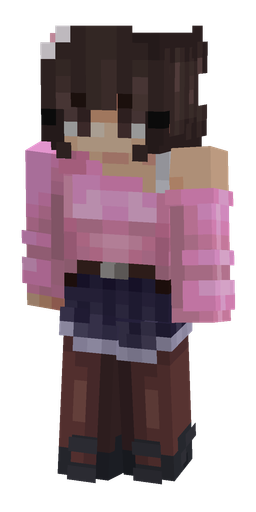 Pink skin: body, front render