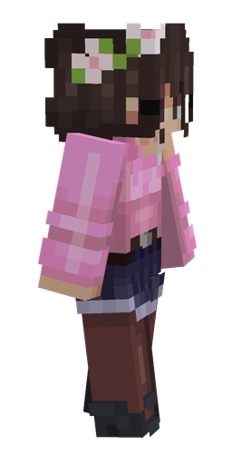 Pink skin: body, right side render