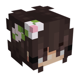 Pink skin: head render