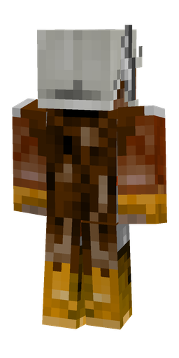 Brown skin: body, back render