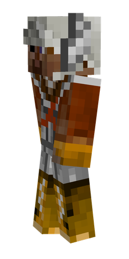 Brown skin: body, left side render