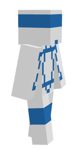 Blue skin: body, right side render