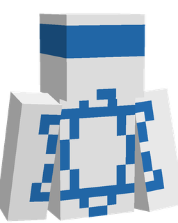 Blue skin: bust render