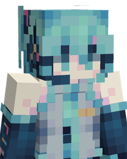 Blue skin: bust render
