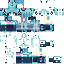 Blue skin: raw texture render