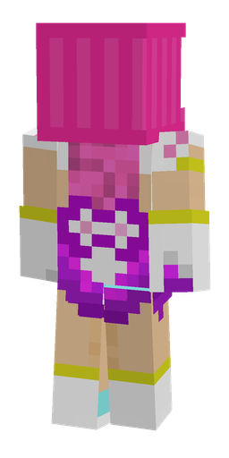 Orange skin: body, back render