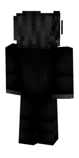 Black skin: body, back render