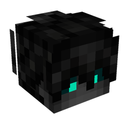 Black skin: head render