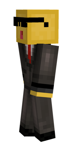 Black skin: body, left side render