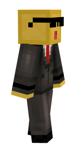 Black skin: body, right side render