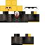 Black skin: raw texture render