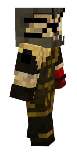 Black skin: body, right side render