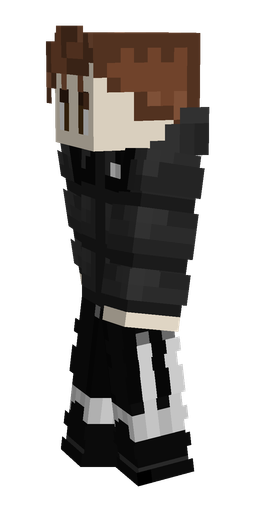 Black skin: body, left side render