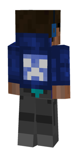 Black skin: body, back render