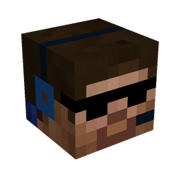 Black skin: head render