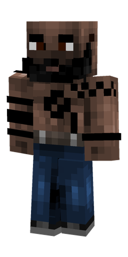 Black skin: body, front render
