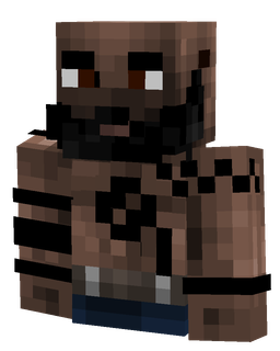 Black skin: bust render